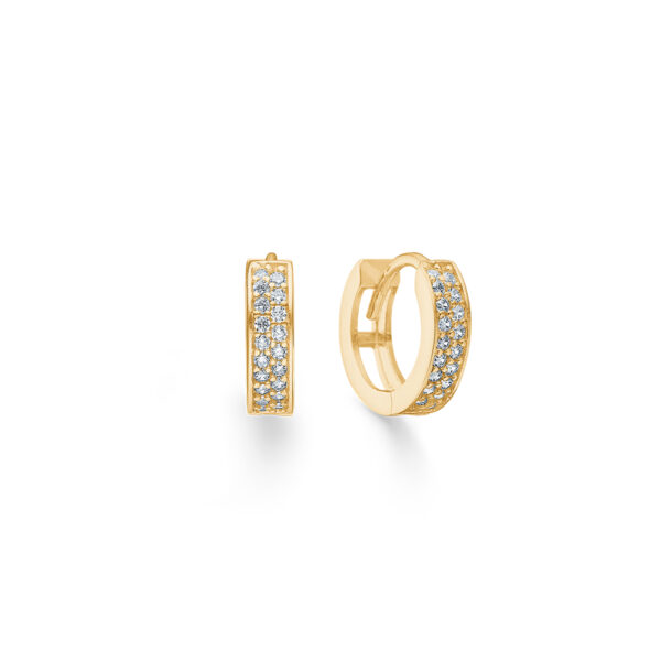 Mads Z, Rio, guld, creoler, 8 kt guld øreringe,. Smykke, gave, gaveide, fødselsdagsgave, julegave, valentinesgave, morsdagsgave