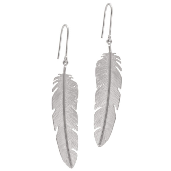 Heiring Earhook Large ( Fås også i rhodineret & oxyderet sølv ) - Image 2