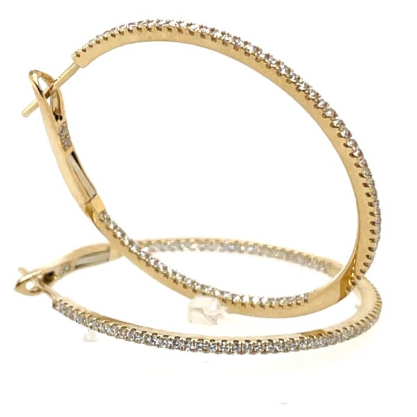 14kt Creol med 0,56ct w/si