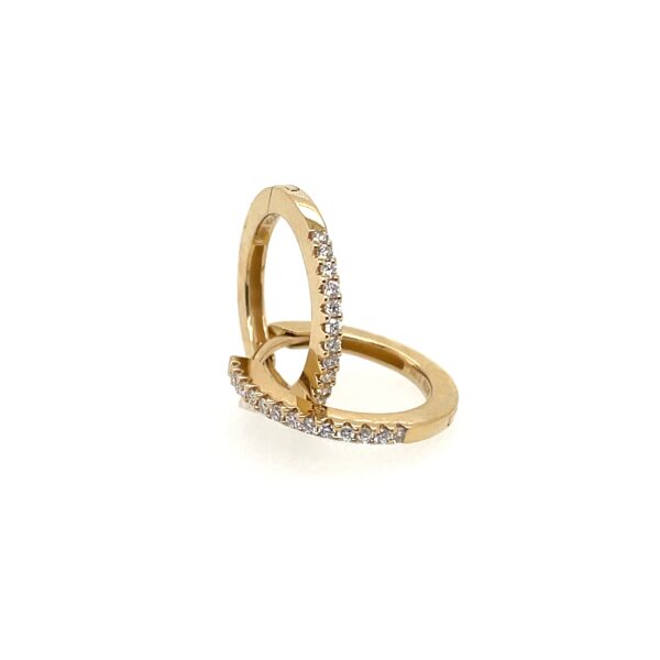 14kt Creol med 0,13ct w/si