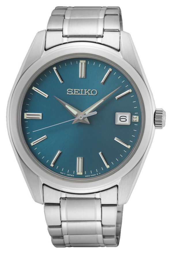 Seiko, herreur, Quartz, datovisning, safirglas, 10 BAR