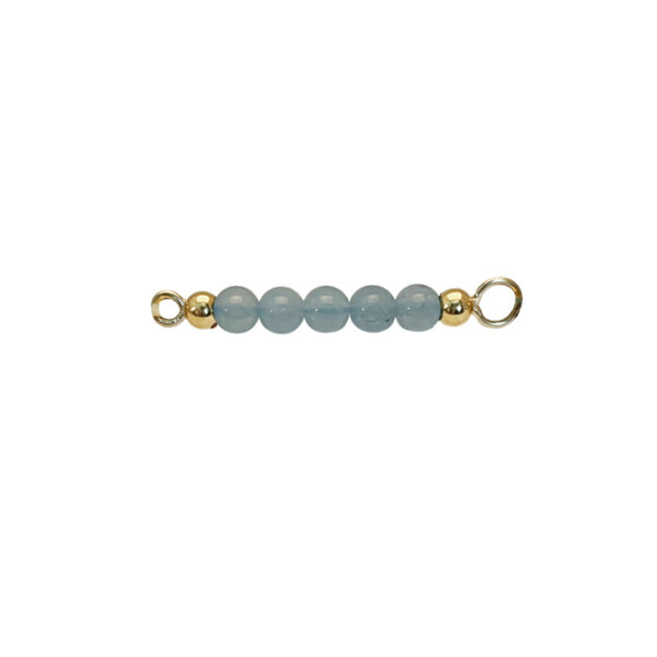 Heiring multisize - aquamarin topstykke 53-4-18fg