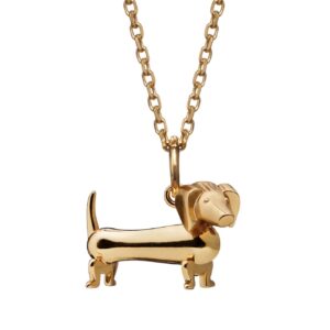 Kay Bojesen gravhund forgyldt