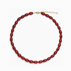 Soï Copenhagen - noelle red jade halskæde