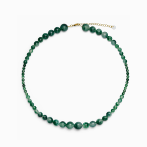 Soï Copenhagen- vera green Moss agat halskæde