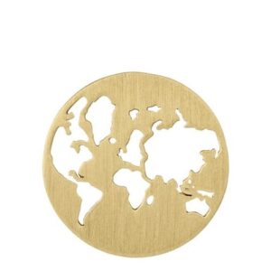 ByBiehl Beautiful World vedhæng - forgyldt sølv