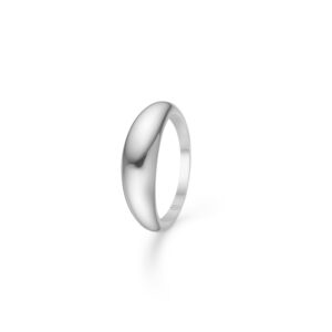 Mads Z Half Moon Large ring - sølv
