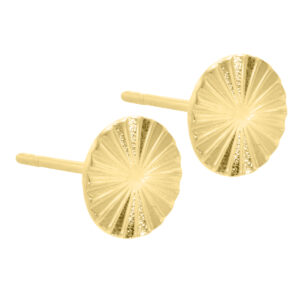 Aqua Dulce Line coin ørestikker - Forgyldt sølv