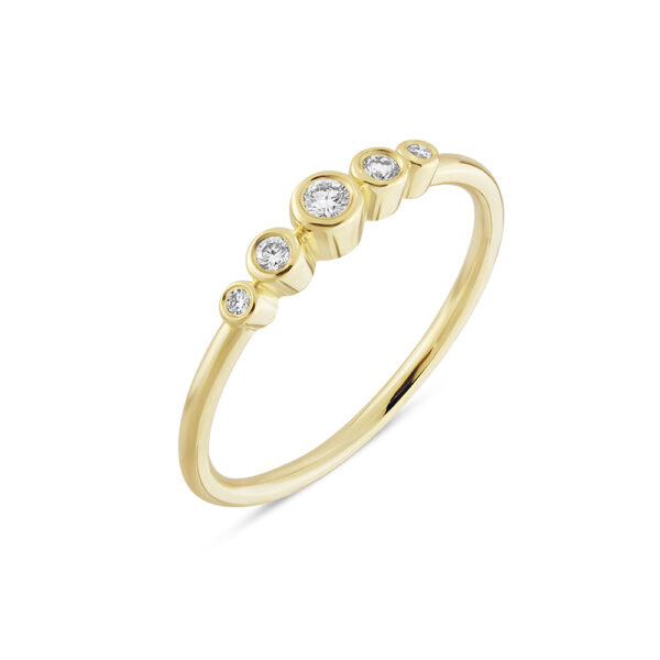 Diamantring, ring, guld, diamant, brillant, Nuran, gaveidé, til hende