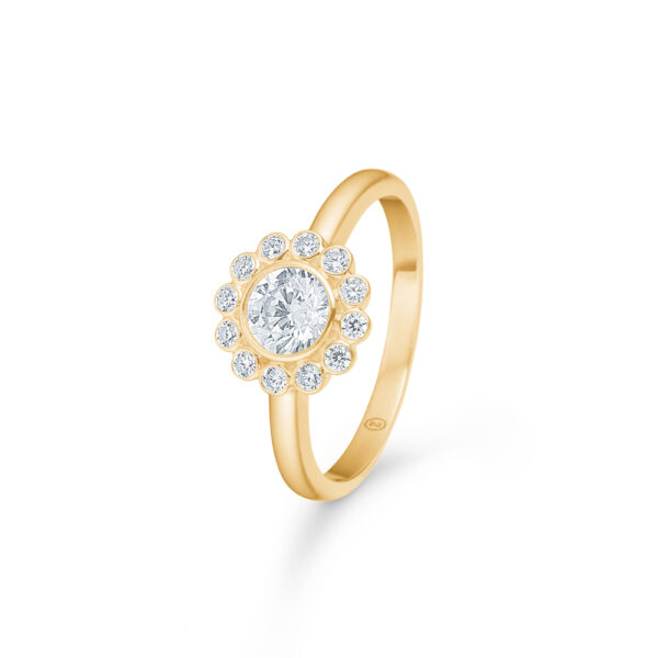 Mads Z, ring, Carmen, 8 kt guld, zirkonia, nyhed, SS24, gave, gaveide, forkælelse, barefordi,