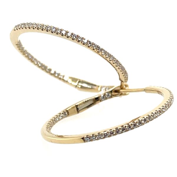 14kt Creol med 0,40ct w/si