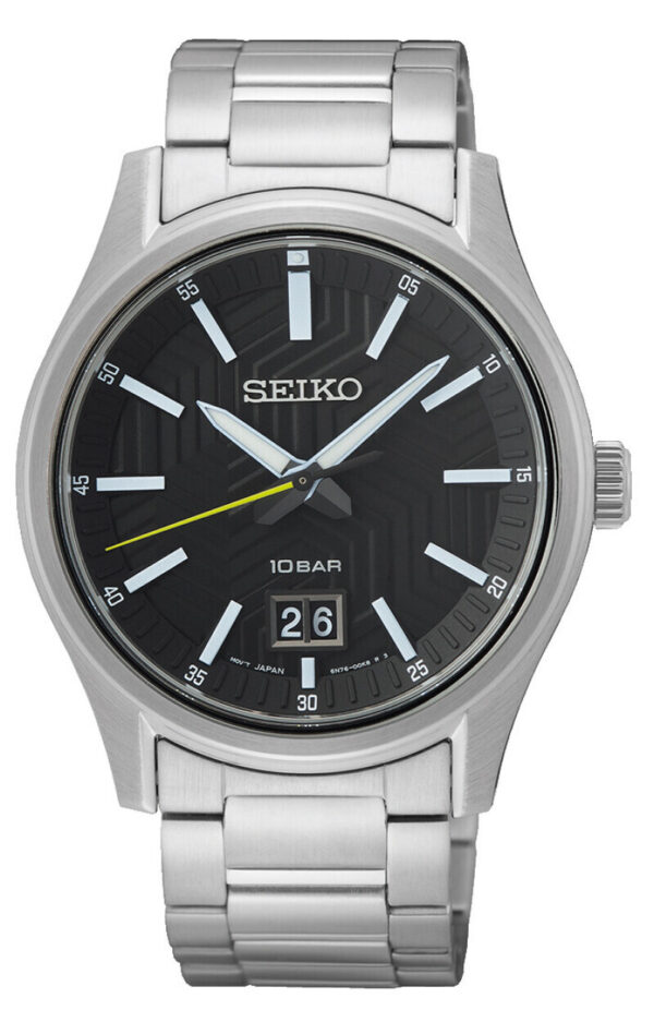 Seiko, herreur, stål, 10 BAR, safirglas,