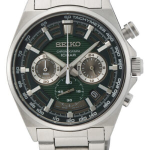 Seiko, herreur, Quartz, Chronograf, 10 BAR, Hardex crystal glas