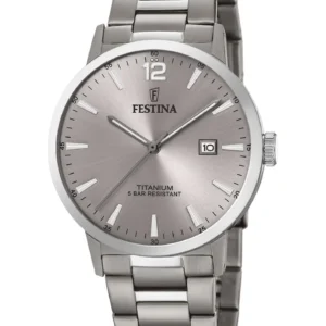 Festina, herreur, titanium, klassisk, 5 ATM