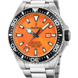 Festina, herreur, diver, safirglas