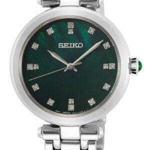 Seiko, dameur, stål, safirglas, 5 BAR