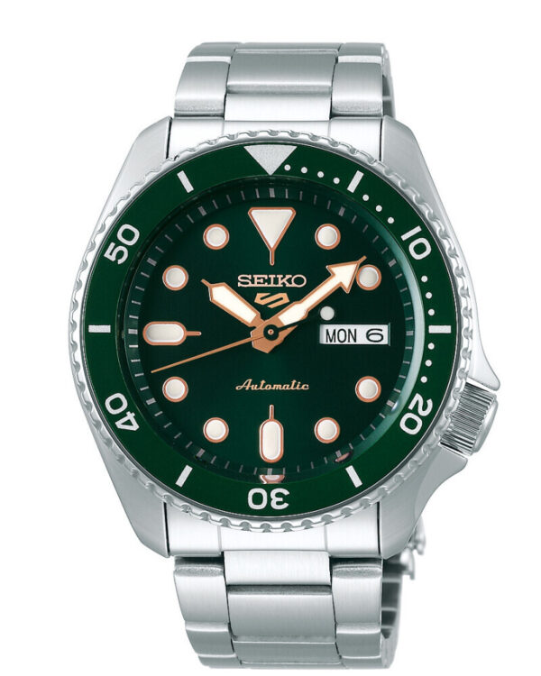 Seiko, Sport 5, Automatic, 10 BAR, dag og datovisning