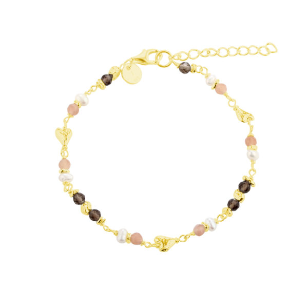 AQUA DULCE LOVE ME ARMBÅND - FORGYLDT SØLV
