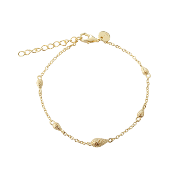 AQUA DULCE CAPPA ARMBÅND - FORGYLDT SØLV