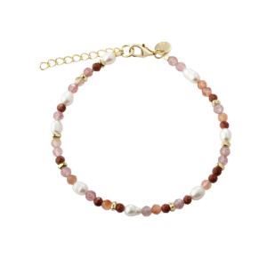 AQUA DULCE PEACHY ARMBÅND - FORGYLDT SØLV