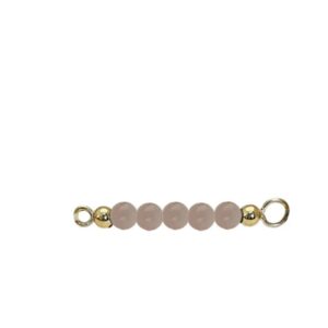 Heiring peach moonstone topstykke 53-4-14