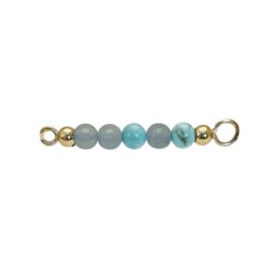 Heiring mix turkis Multi topstykke 53-4-28