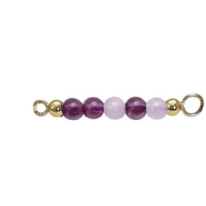 Heiring mix amatyst Multi topstykke 53-4-30