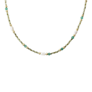 AQUA DULCE VERDE MIX NECKLACE GOLDEN