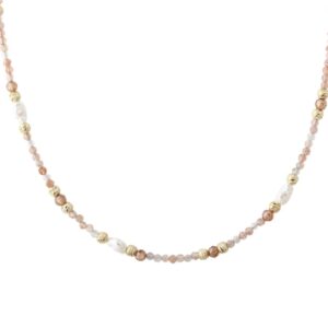 AQUA DULCE SUNELLA SIMPLE NECKLACE GOLDEN