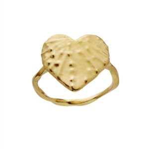 MAANESTEN CARDISSA RING FORGYLDT SØLV