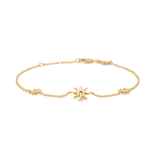studio z - Ocean aura armbånd forgyldt sølv