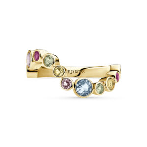 SIF JAKOBS RING - SARDINIEN WAVE FORGYLDT SØLV