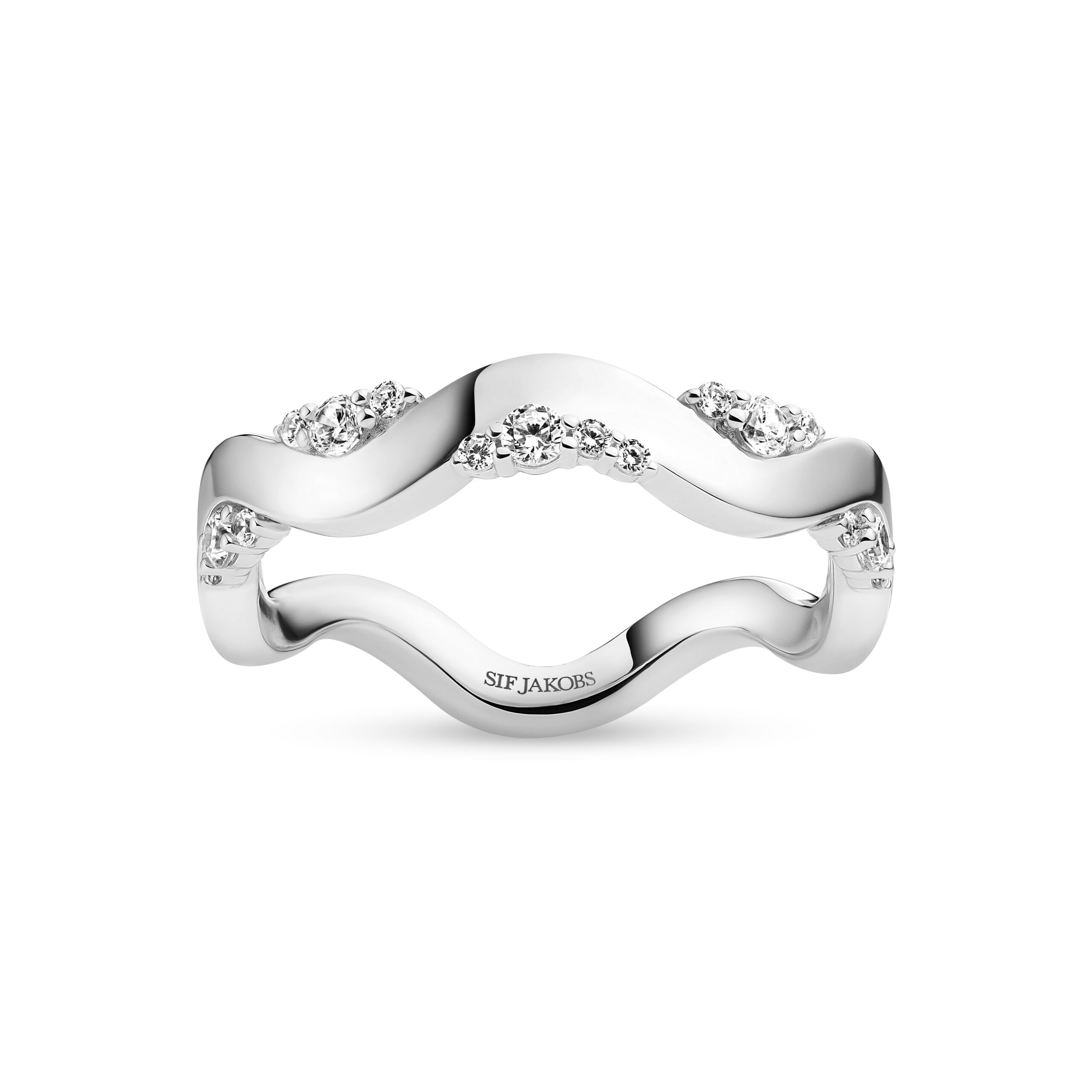 SIF JAKOBS RING - ELLERA WAVES ALTRO SØLV