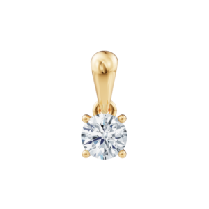 LUXURY vedhæng 14 kt guld med lab grown diamant 0.50 ct