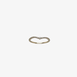 14 karat guld ring med 0,10 ct brillant