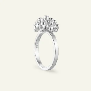 Flora Danica dildblomst ring sølv