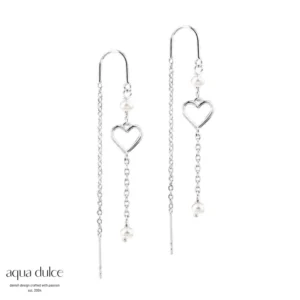 Aqua Dulce Alma Pearl øreringe forgyldt