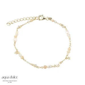 Aqua Dulce dreamlit mix armbånd forgyldt