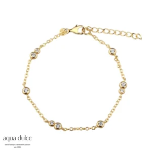 Aqua Dulce whisper pure armbånd forgyldt