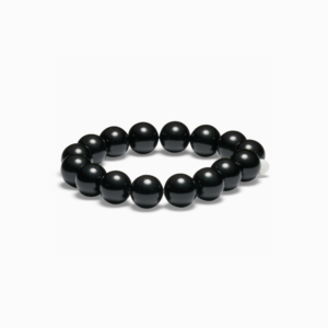 Soï Copenhagen - chunky black onyx armbånd