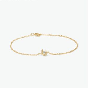 Studio Z Lace armbånd forgyldt