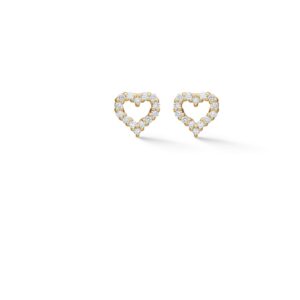 Mads Z Tender heart øreringe 14 kt