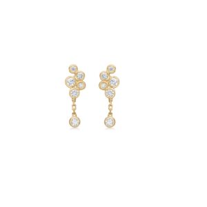 Mads Z Diamond dew øreringe 14kt
