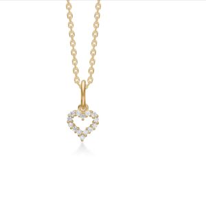 Mads z TENDER HEART VEDHÆNG 14 k