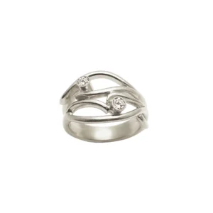 Heiring - lumi medium ring sølv