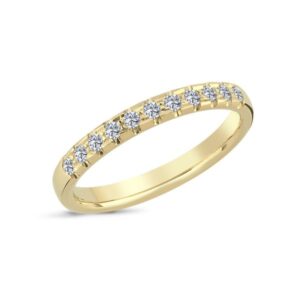 14kt guldring med. 0.22w/si