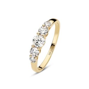 Sif Jakobs 14kt guld tiara 0.79ct tw/vs lab-grown dia