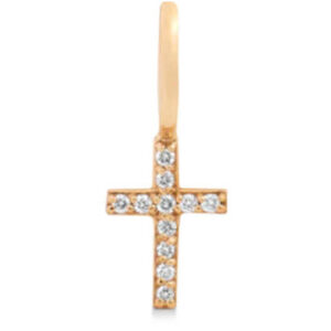 Ro Copenhagen kors vedhæng 18kt 11x0.003 tw/vs